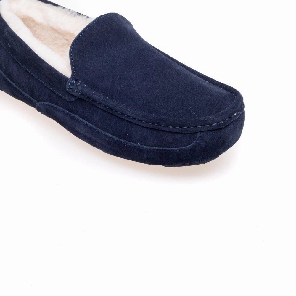 Steptronic Marlow Mens Navy Blue Suede Slippers Call Of Duty Slippers