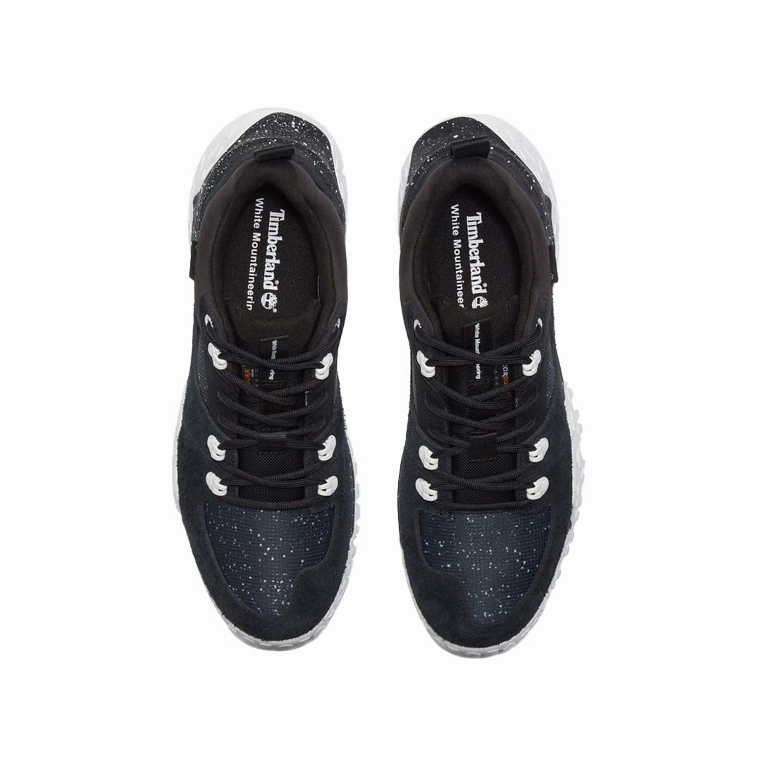 Timberland - Men's Timberland x White Mountaineering Motion Scramble Low Hiking Shoes (0A6DRN) Black And White Hiking Shoes