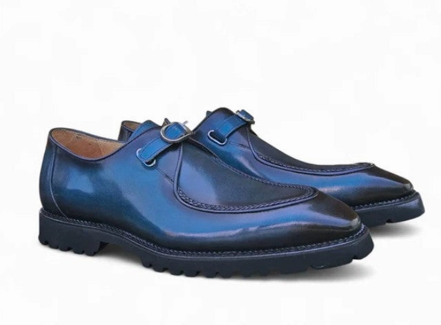 Mens Slip On Espadrilles Style: 480-110-Blue