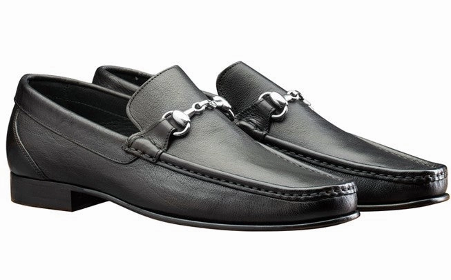 Style: 8616-Black Suit With Suede Loafers