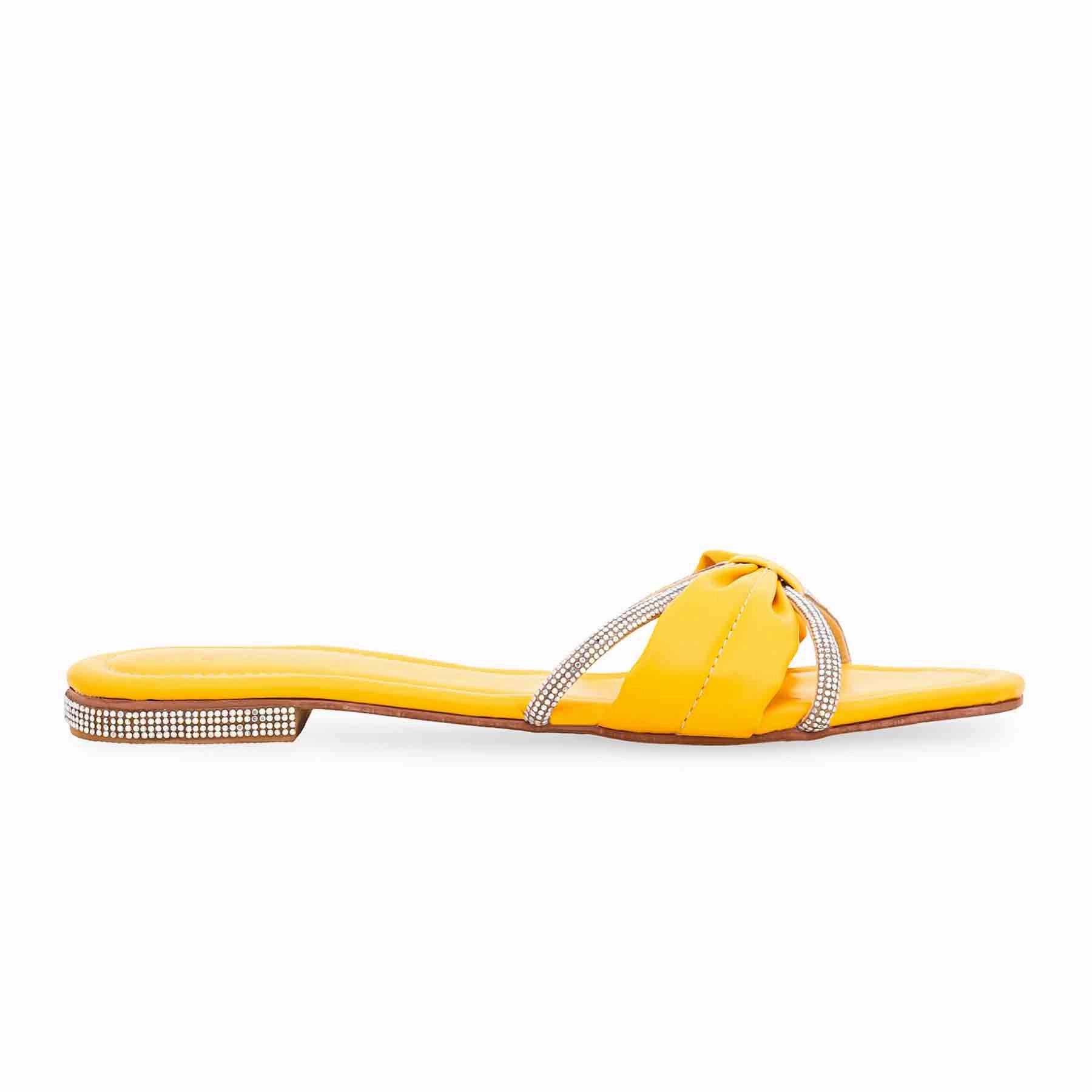 Sandals Emerald Bay Resort Exuma Yellow Formal Slipper FR8126