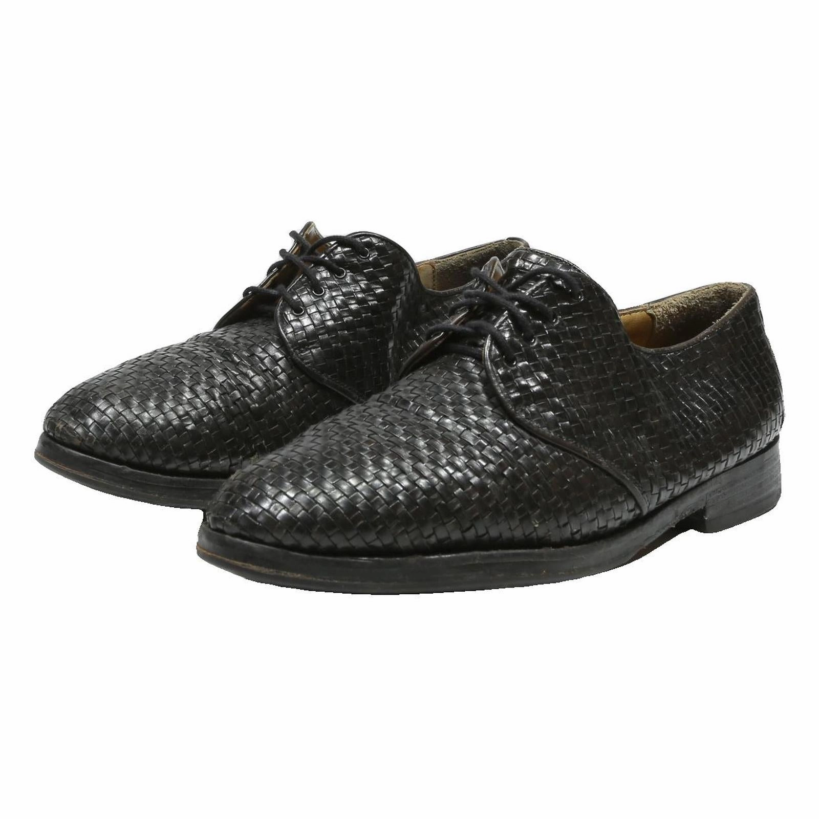 Oxford Button Down Shirt RALPH HARRISON Mens Lace-Up Leather Black Shoes UK 10.5 Classic Formal Dress