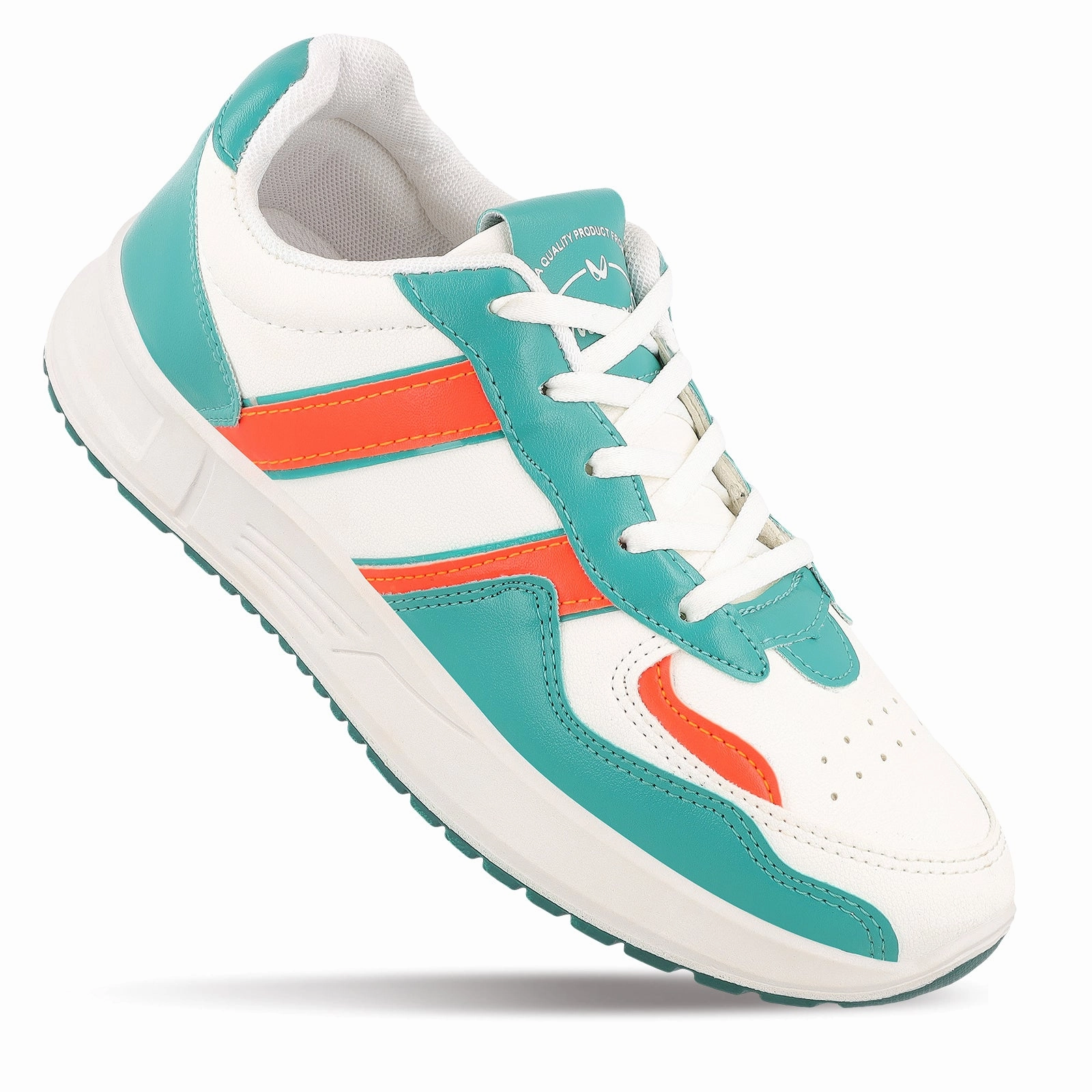 Walkaroo Mens Casual Shoes - WY3340 White Green Sandals Contest