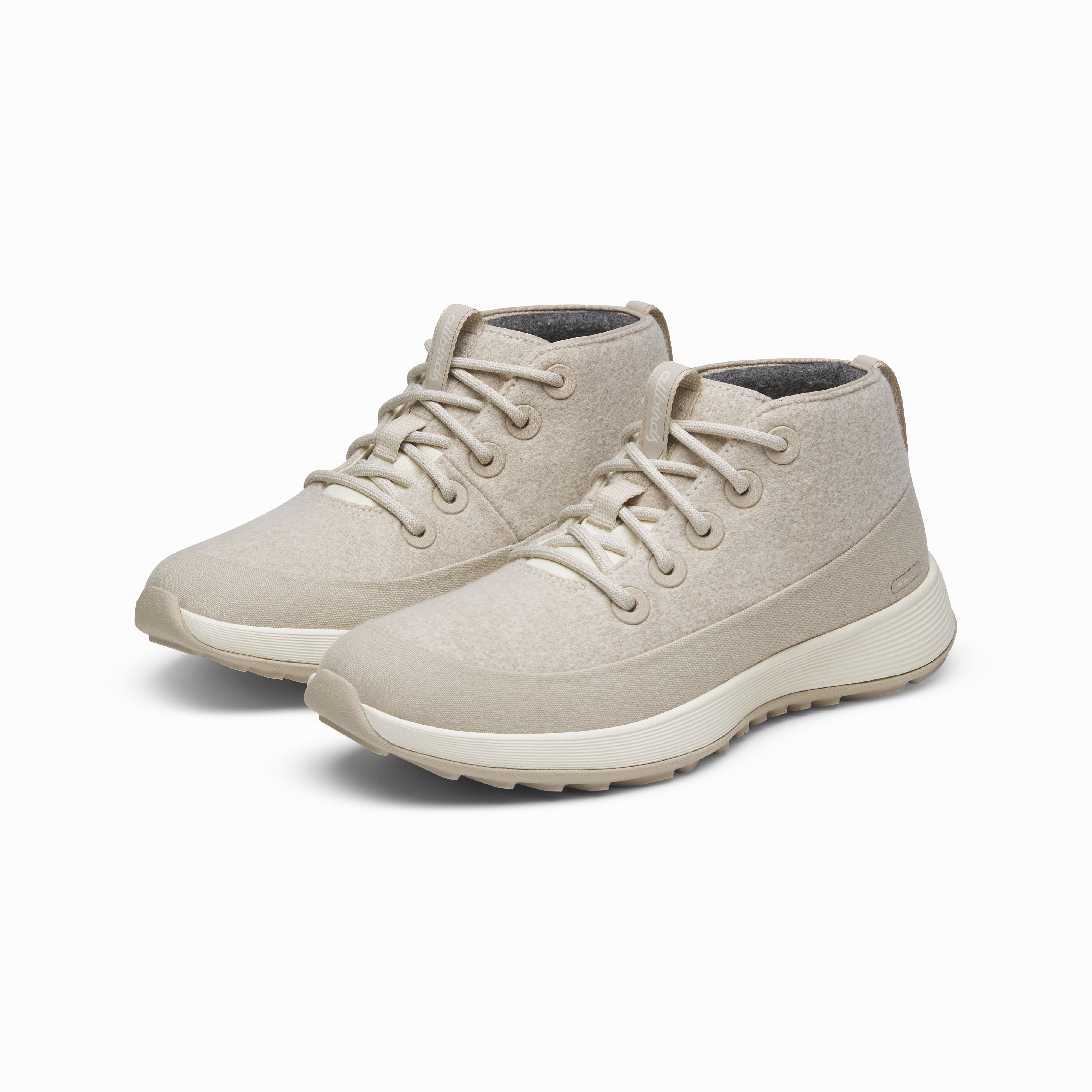 Outdoor Waterproof Shoe Storage Women's Wool Runner NZ Mid Waterproof - Stony Cream/Rugged Beige (Stony Cream Sole)