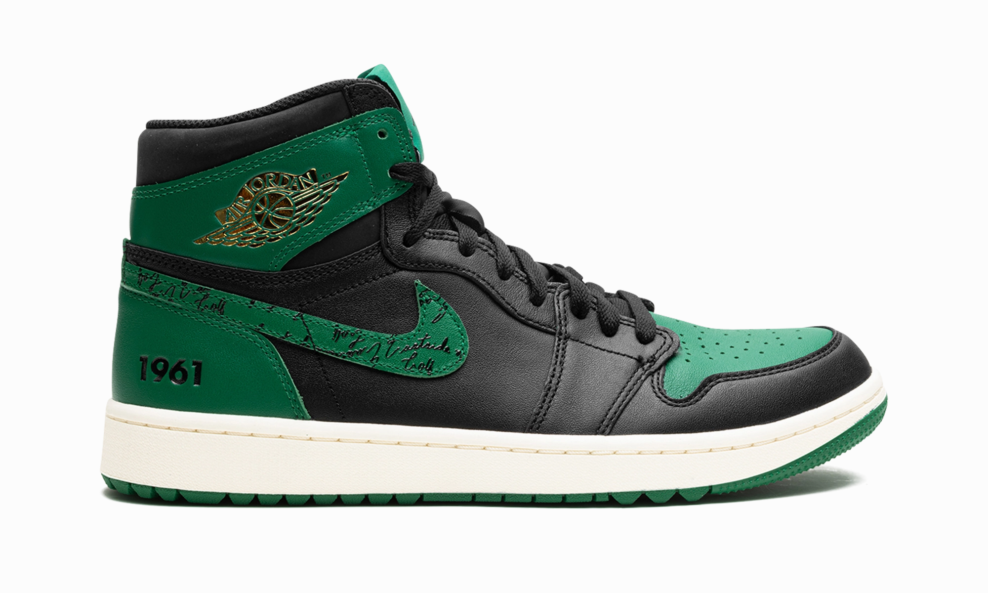 Air Jordan 1 High Golf "Eastside Golf" Wide Toe Golf Shoes