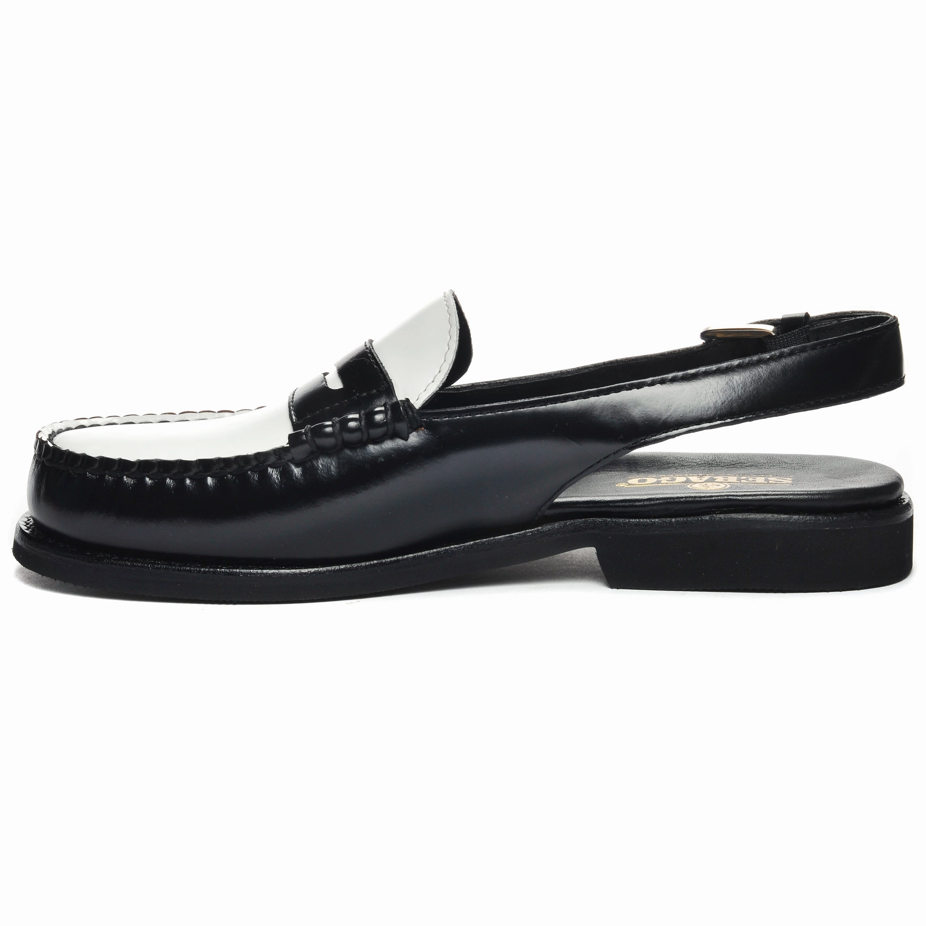 American Classics Penny Loafers Dan Sandal Polaris Woman - Black & White