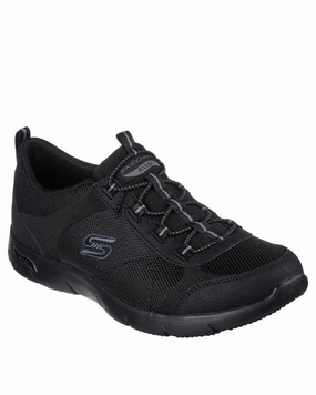 SKECHERS ARCH FIT REFINE - HER ACE - 104391 - BBK Patent Leather Lace Up Shoes