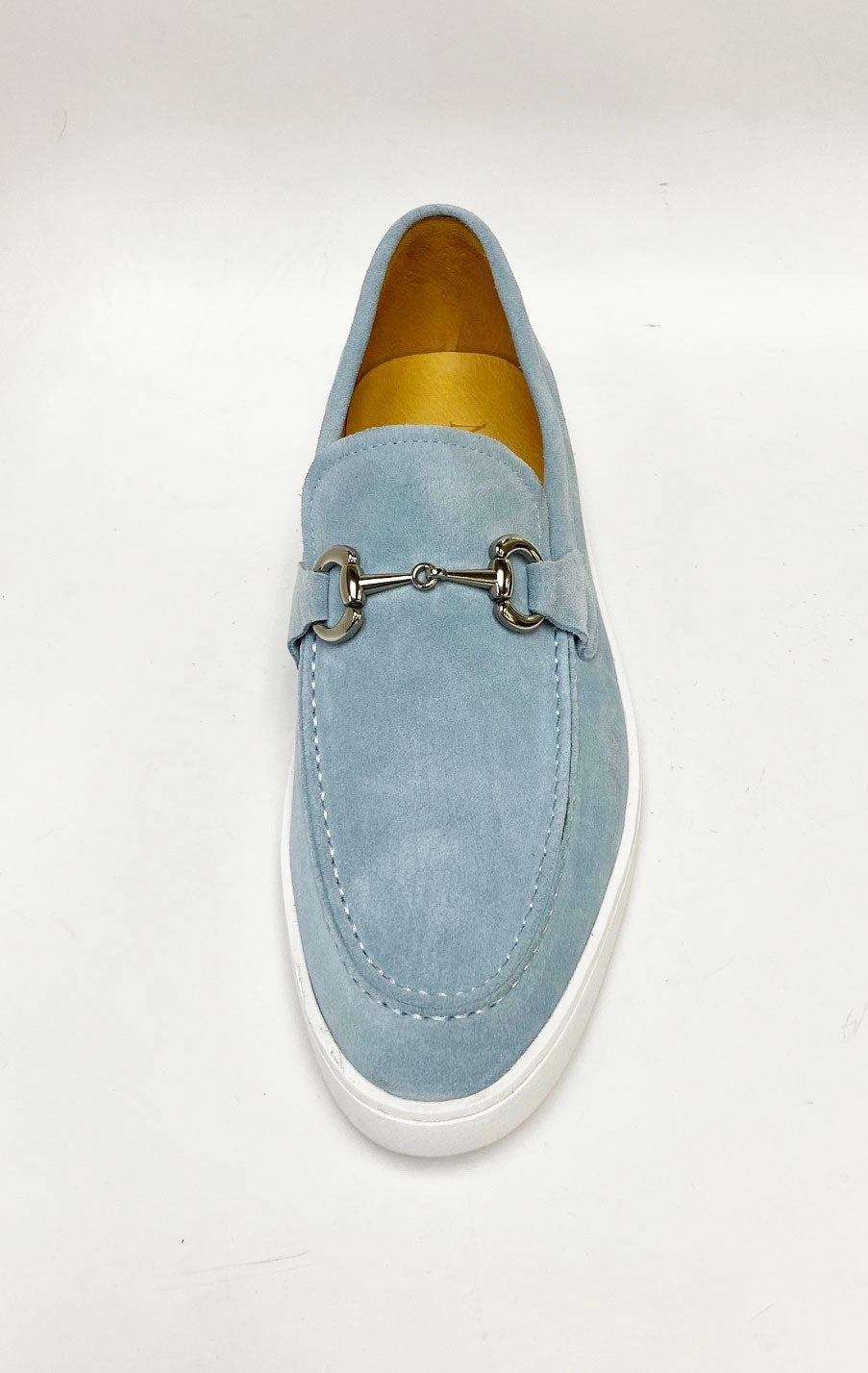 Slip On Shoes Sneakers Suede Slip-On Horsebit Loafer Sky/Blue