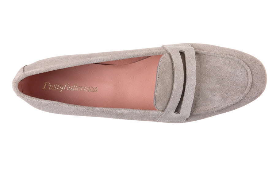 Pb Roxanne Grey Triangle Logo Loafers