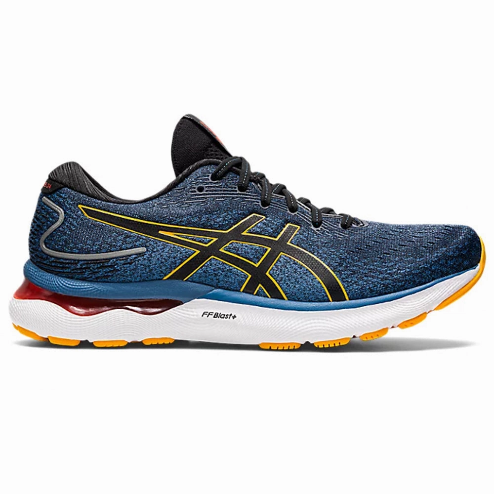 Asics Shoes Orthopedic Men's Asics GEL-Nimbus 24, Azure/Amber, 8.5 D Medium