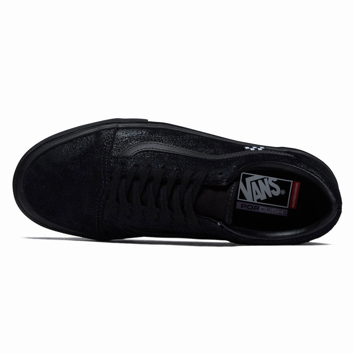 Vans Skate Old Skool Shoes - Metallic Black/Smoke Most Popular Skate Shoes