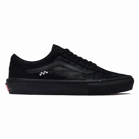Muska Skate Shoes Vans Skate Old Skool Shoes - Metallic Black/Smoke
