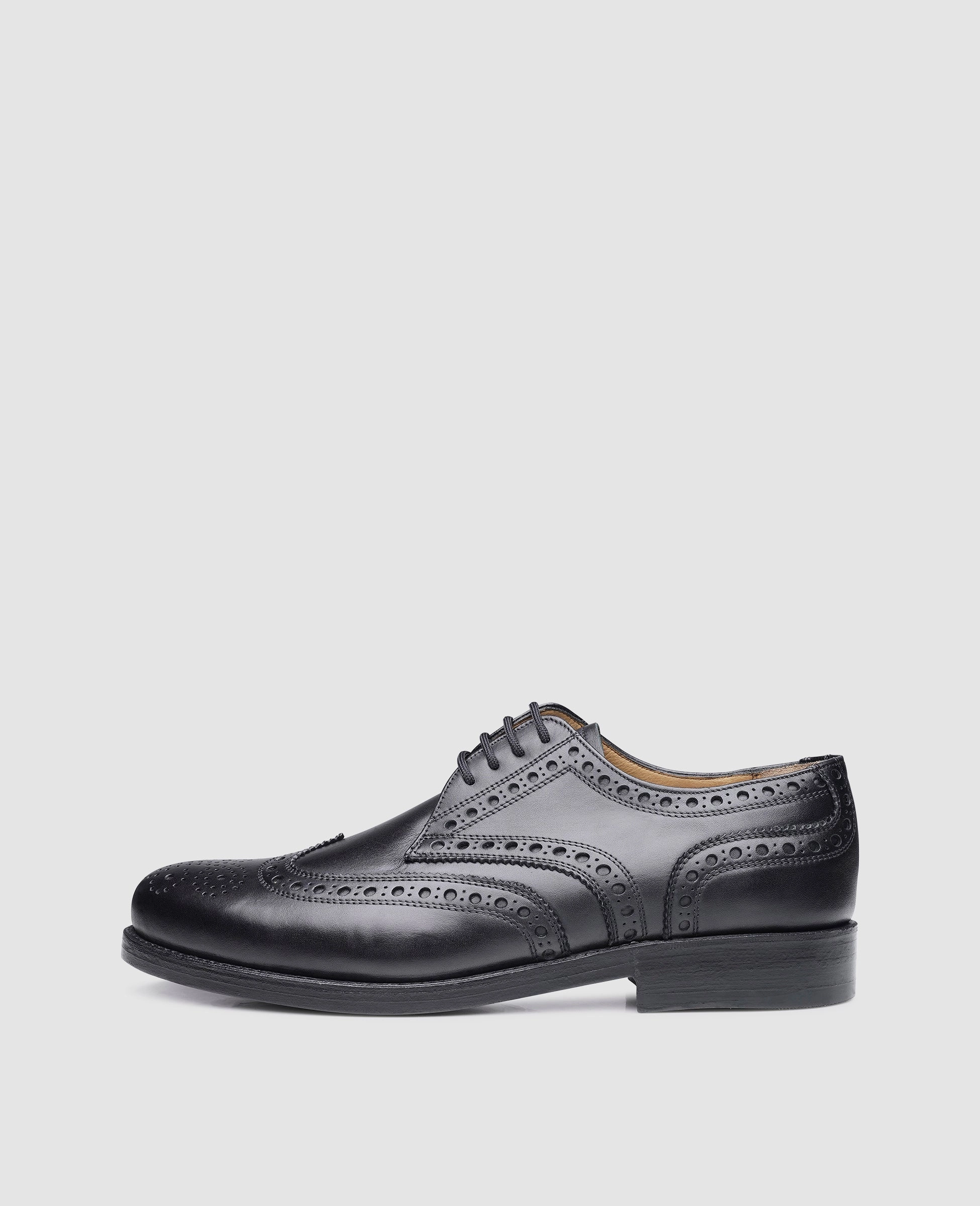 Jacques Derby Shoes Zrich Full-Brogue SC - Black