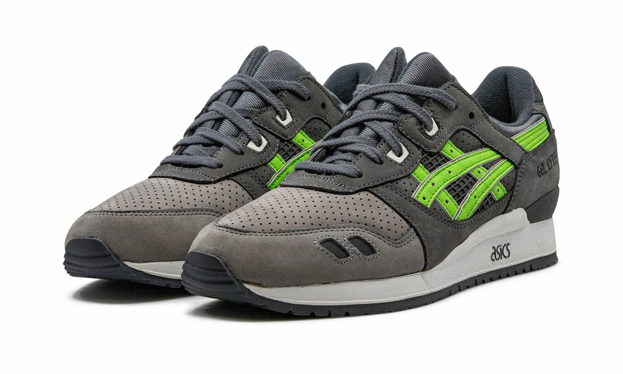 ASICS Gel-Lyte III "Ronnie Fieg Super Green (F&F)" Asics Velcro Running Shoes