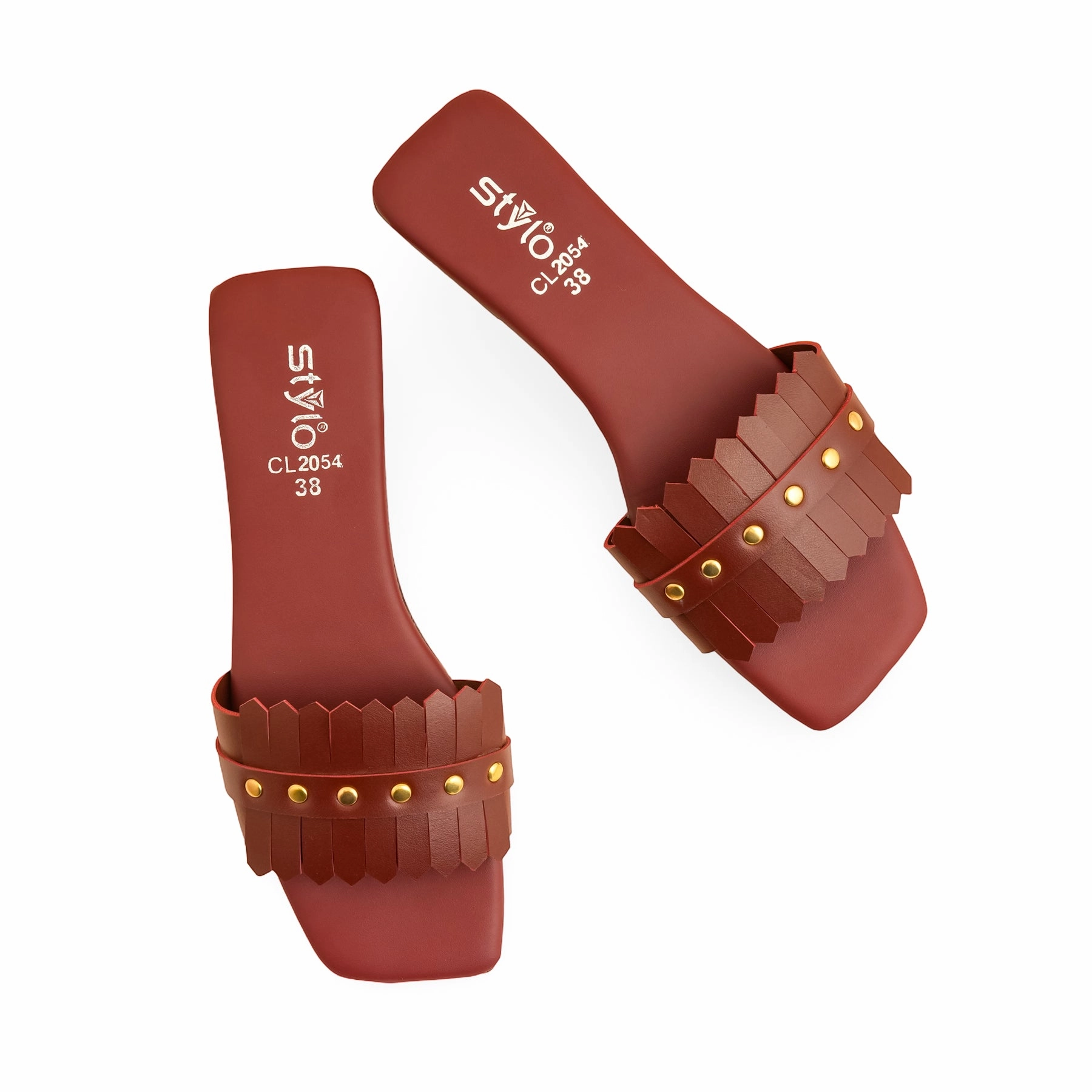 Maroon Casual Slipper CL2054