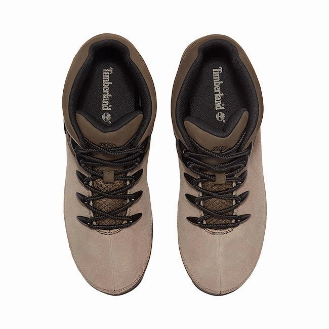 Pull On Steel Toe Boots Timberland Boots Mens Euro Sprint Grey/Brown