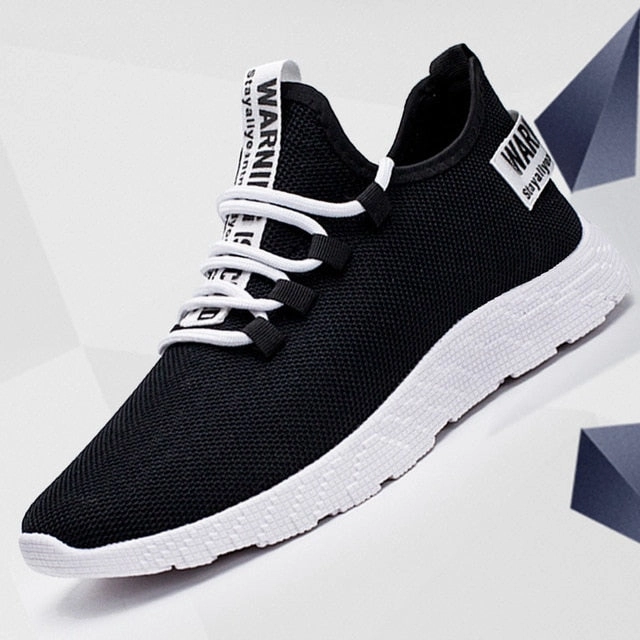 Men Sneakers 2019 New Breathable Lace Up Men Mesh Shoes Fashion Casual No-slip Men Vulcanize Shoes  Tenis Masculino Badminton Shoes With Arch Support