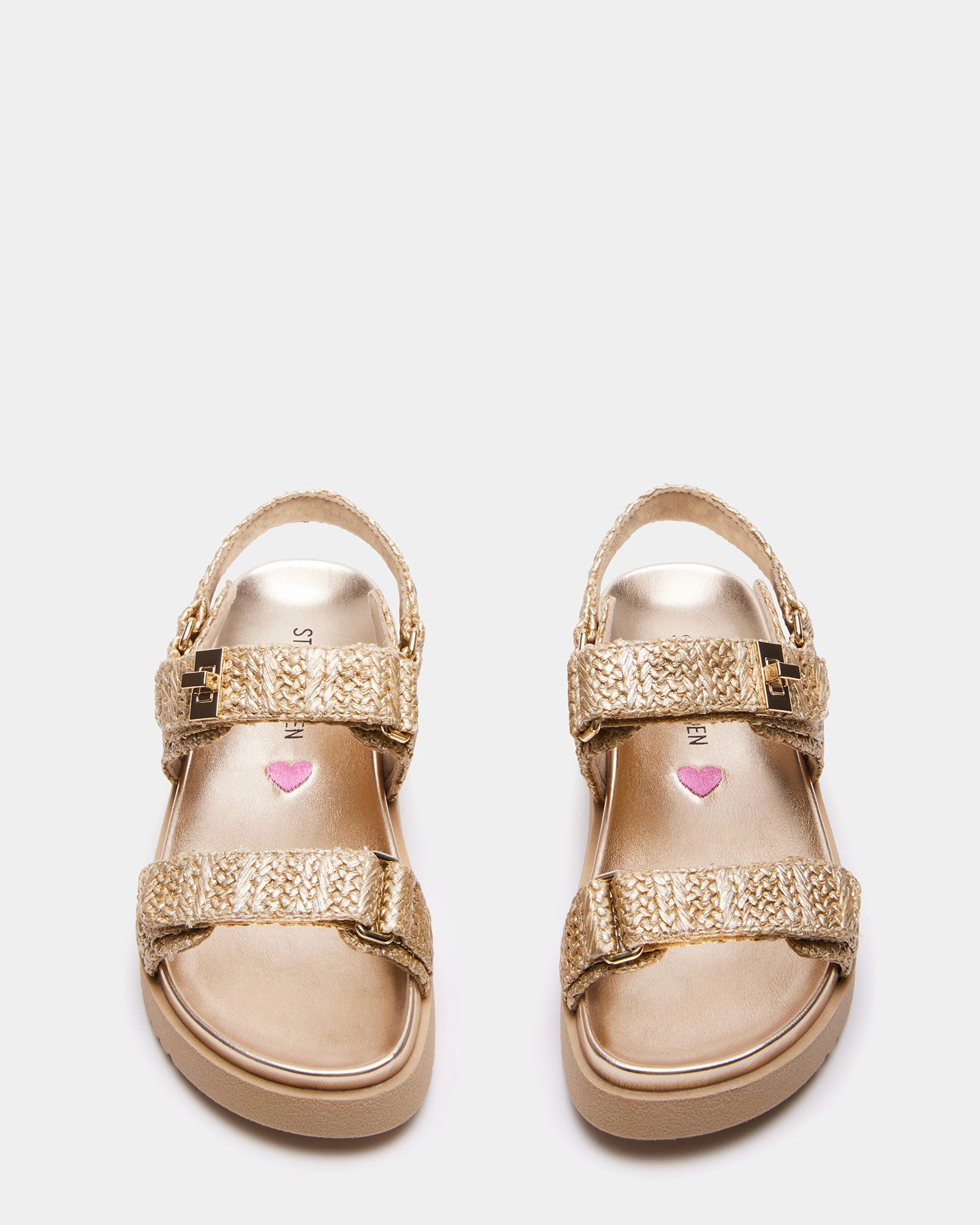 Stamp Trail Lace Flat Shoes KIDS' MONA GOLD MULTI
