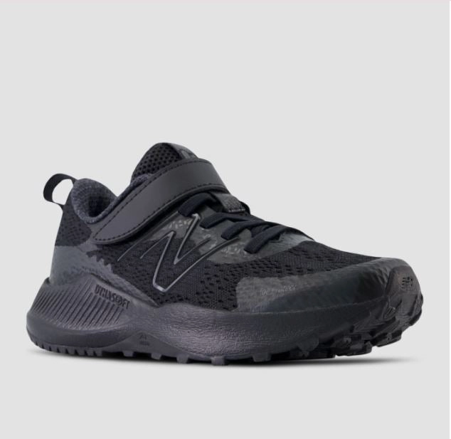 New Balance Kids Dynasoft Nitrel V5 Hook N'loop Trail Black Shoes 5 Best Trail Running Shoes