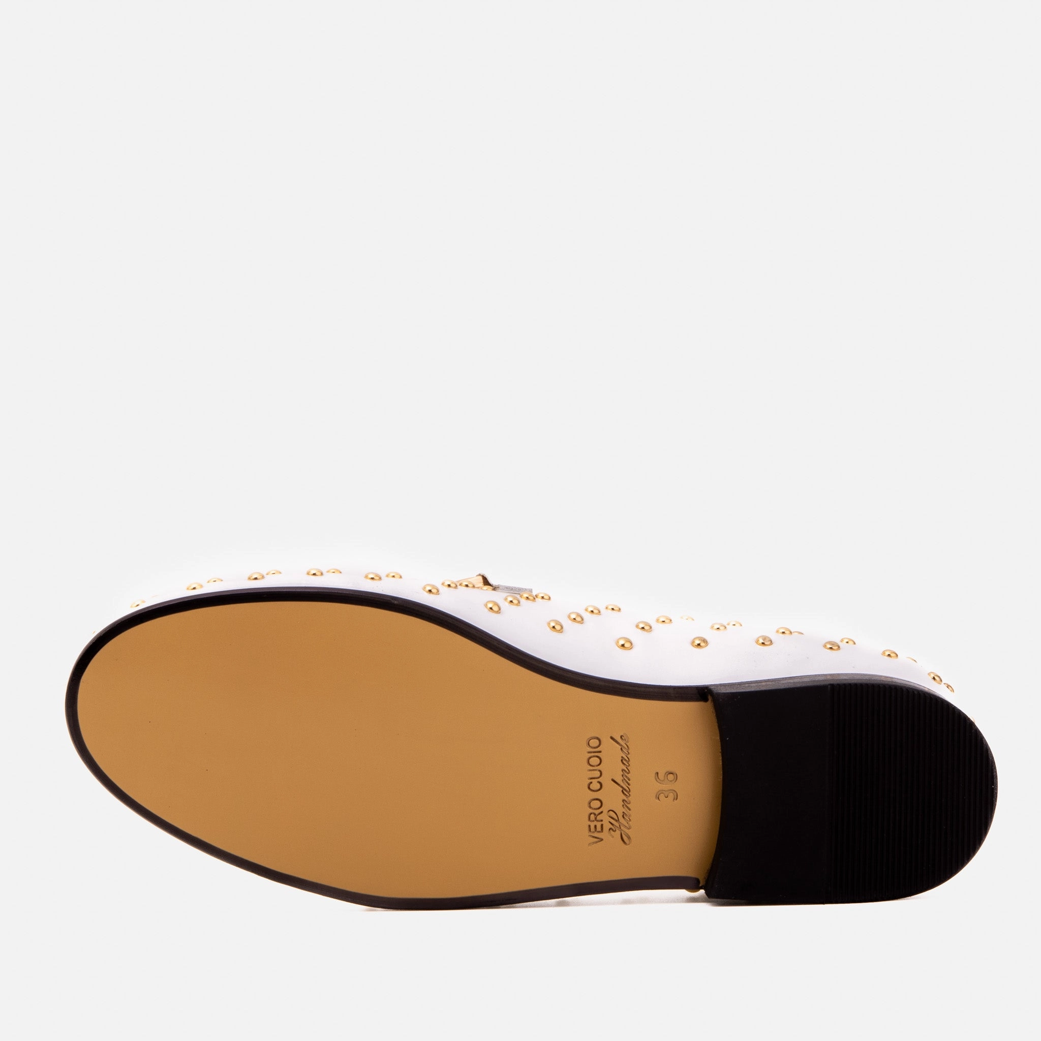 Cunky Loafers The Jupiter  Shoe White Spike Leather  Bit Dress Loafer Limited Edition Women  Shoe