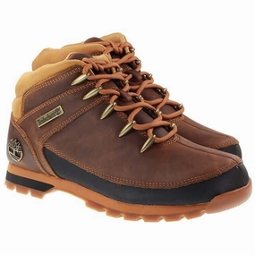 Zapatos Oxfords Timberland Boots Mens Euro Sprint Hiker Medium Brown Leather