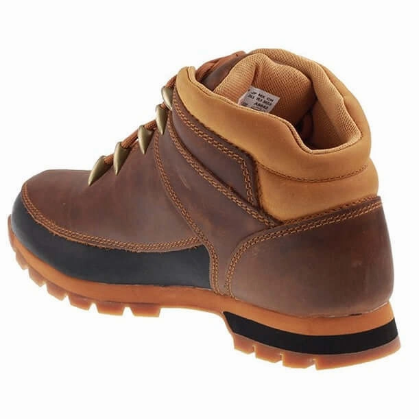 Timberland Boots Mens Euro Sprint Hiker Medium Brown Leather Bucks Vs Oxfords