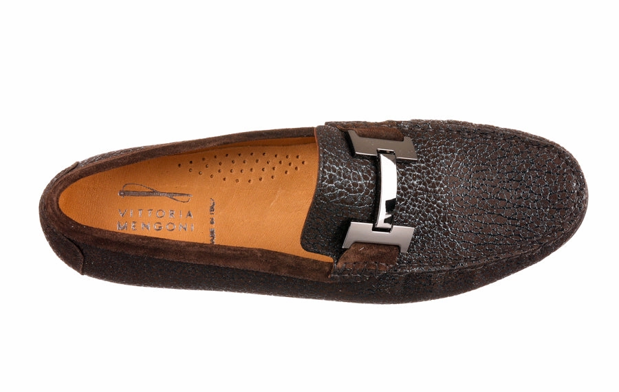 Loafers With Flowers Vm Herrara Brown