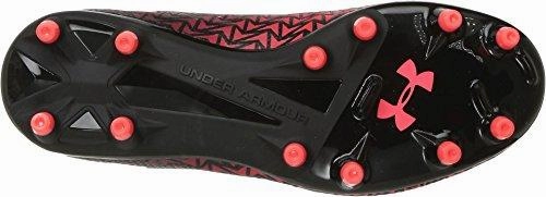 Kids Cf Force 3.0 Fg Jr. Soccer Little Kid/Big Kid Black/White/Neon Coral Athletic Shoe Best Cleats For Midfielders Soccer