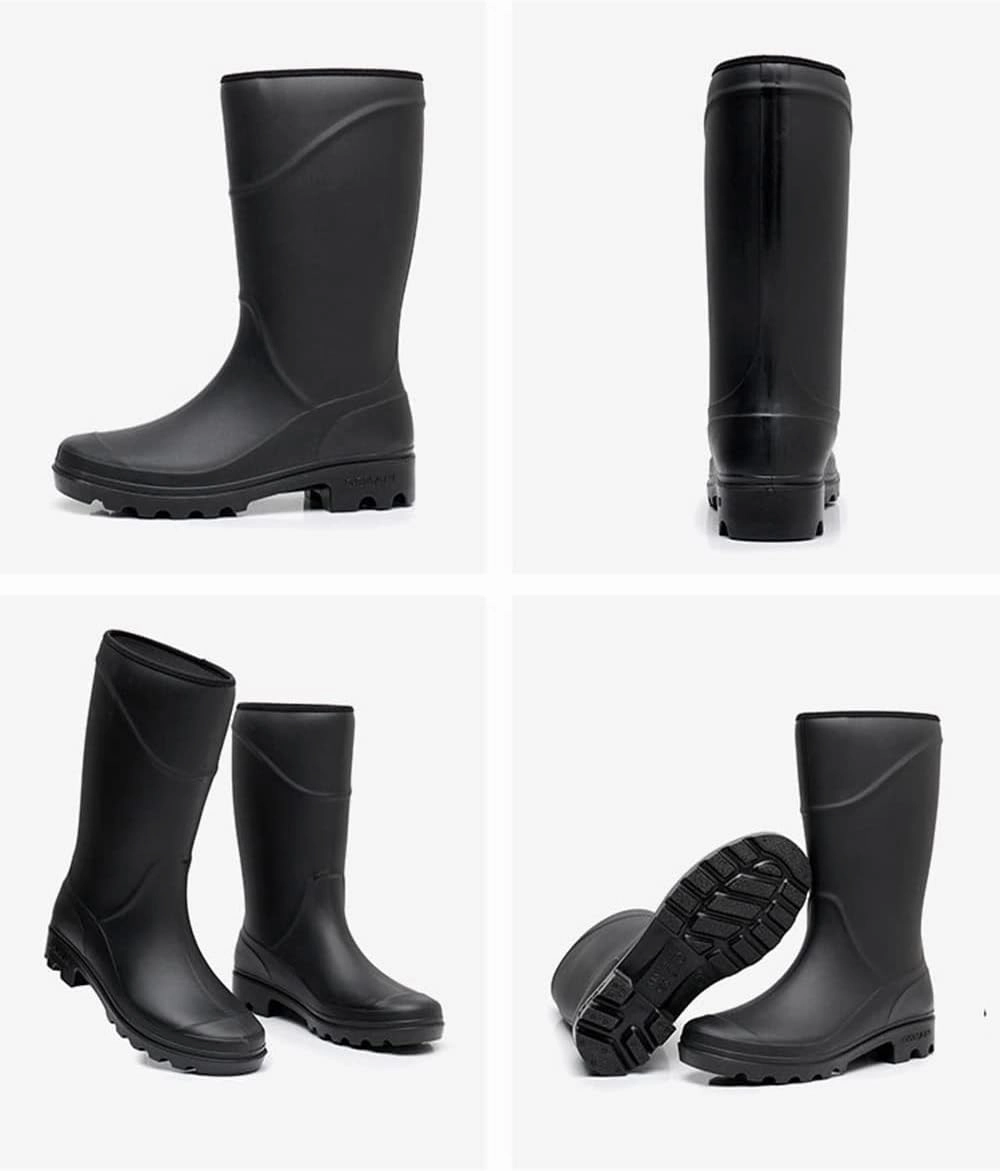 Waterproof Snowmobile Boots Rojeam Mens Rain Boots Waterproof Garden Shoes Rain Shoes