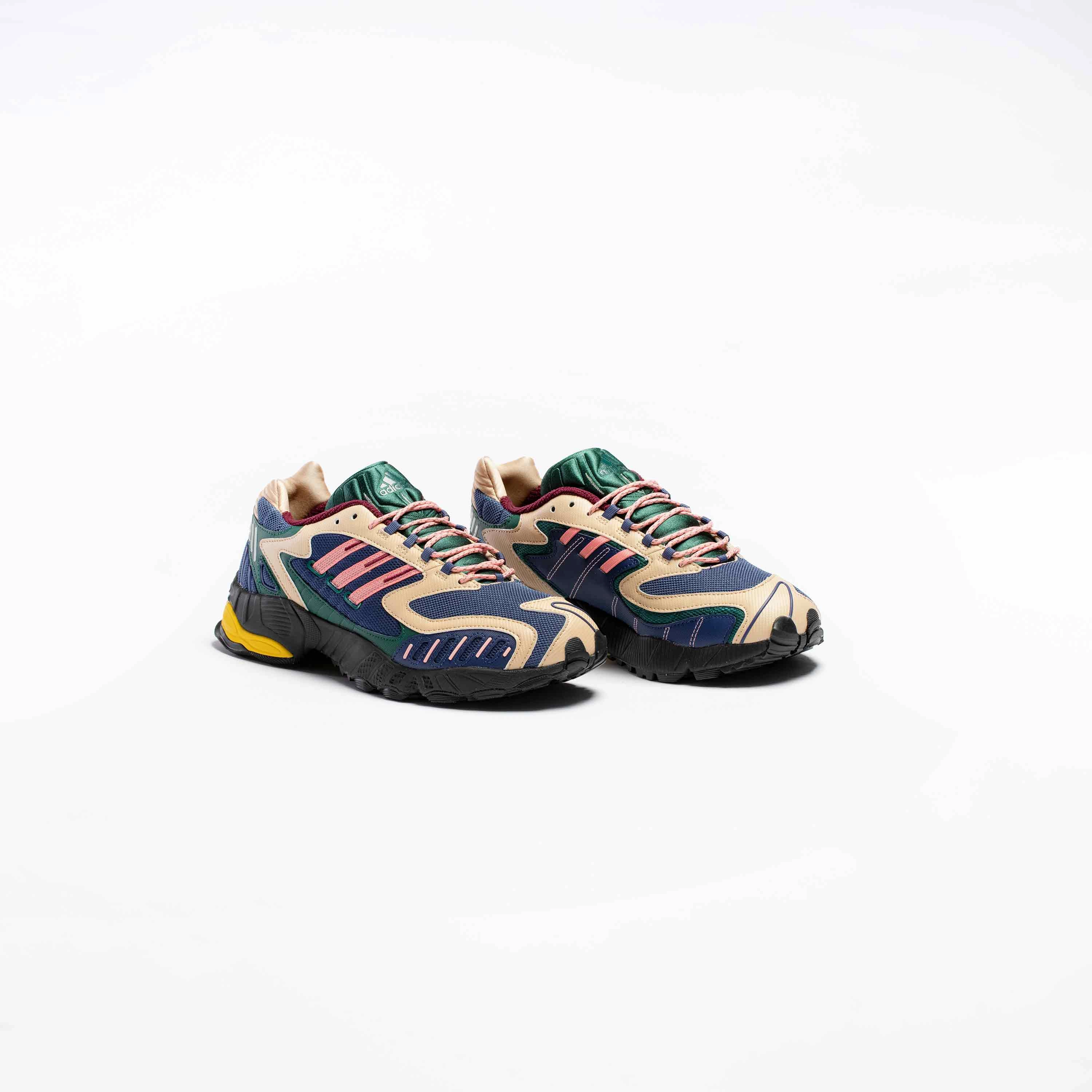 Torsion Trdc Mens Running Shoe - Navy/Green/Pink/Yellow Waterproof Winter Trail Running Shoes