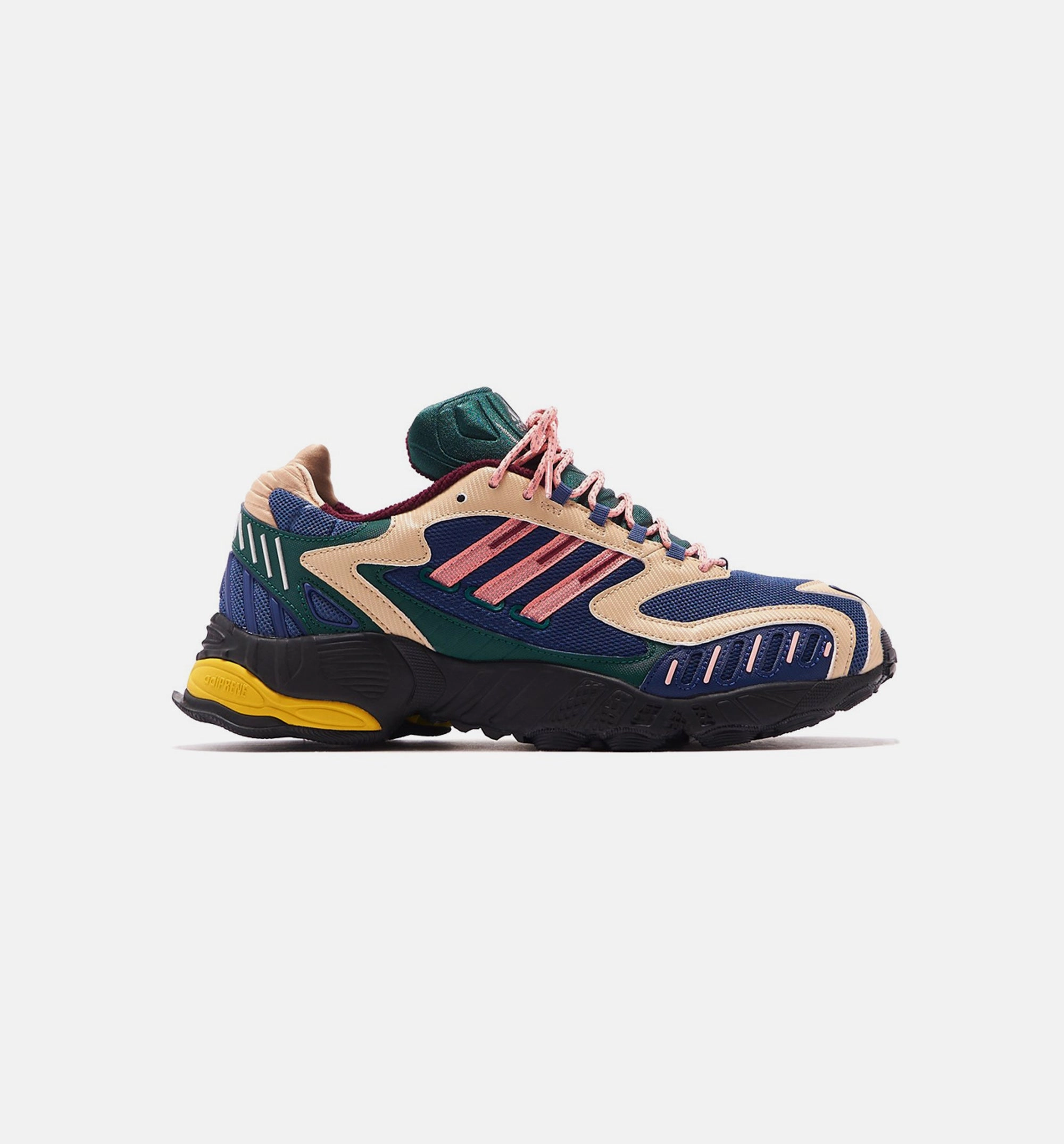 Trail Shoes Wide Fit Torsion Trdc Mens Running Shoe - Navy/Green/Pink/Yellow