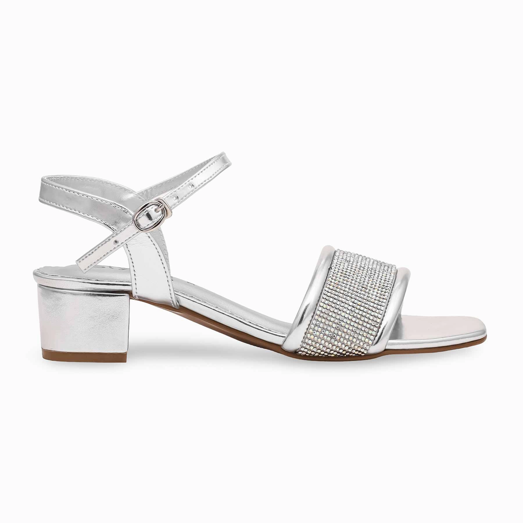 Propet Sandals Silver Fancy Sandal FN6044