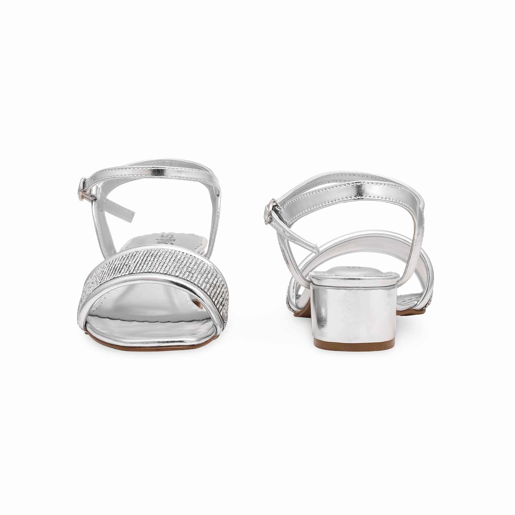 Silver Fancy Sandal FN6044 Eastland Sandals