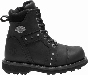 'Harley Davidson' Women's 5.5" Oakleigh Leather - Black Oxblood Boots