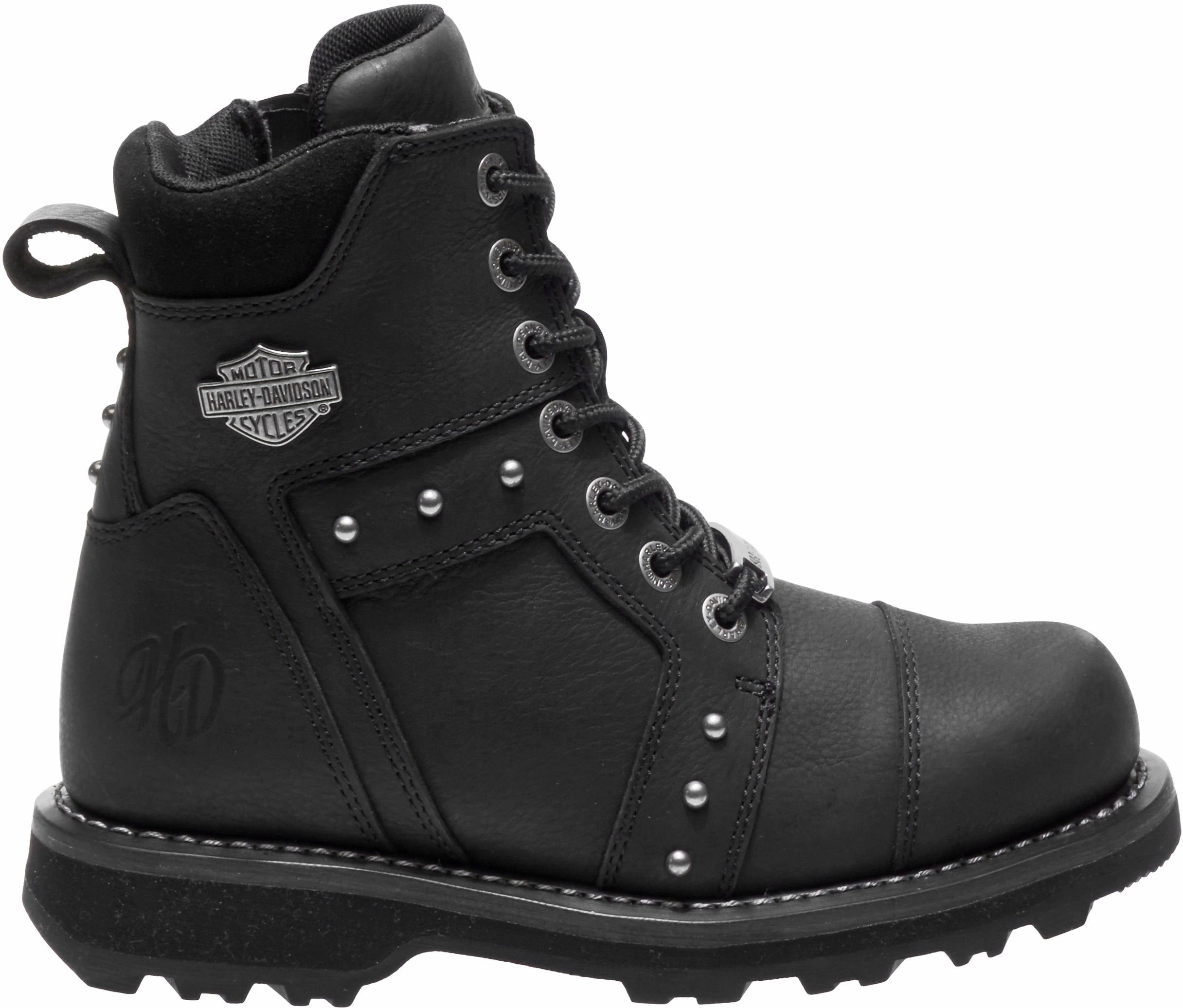 Green Boots Mount Everest 'Harley Davidson' Women's 5.5" Oakleigh Leather - Black