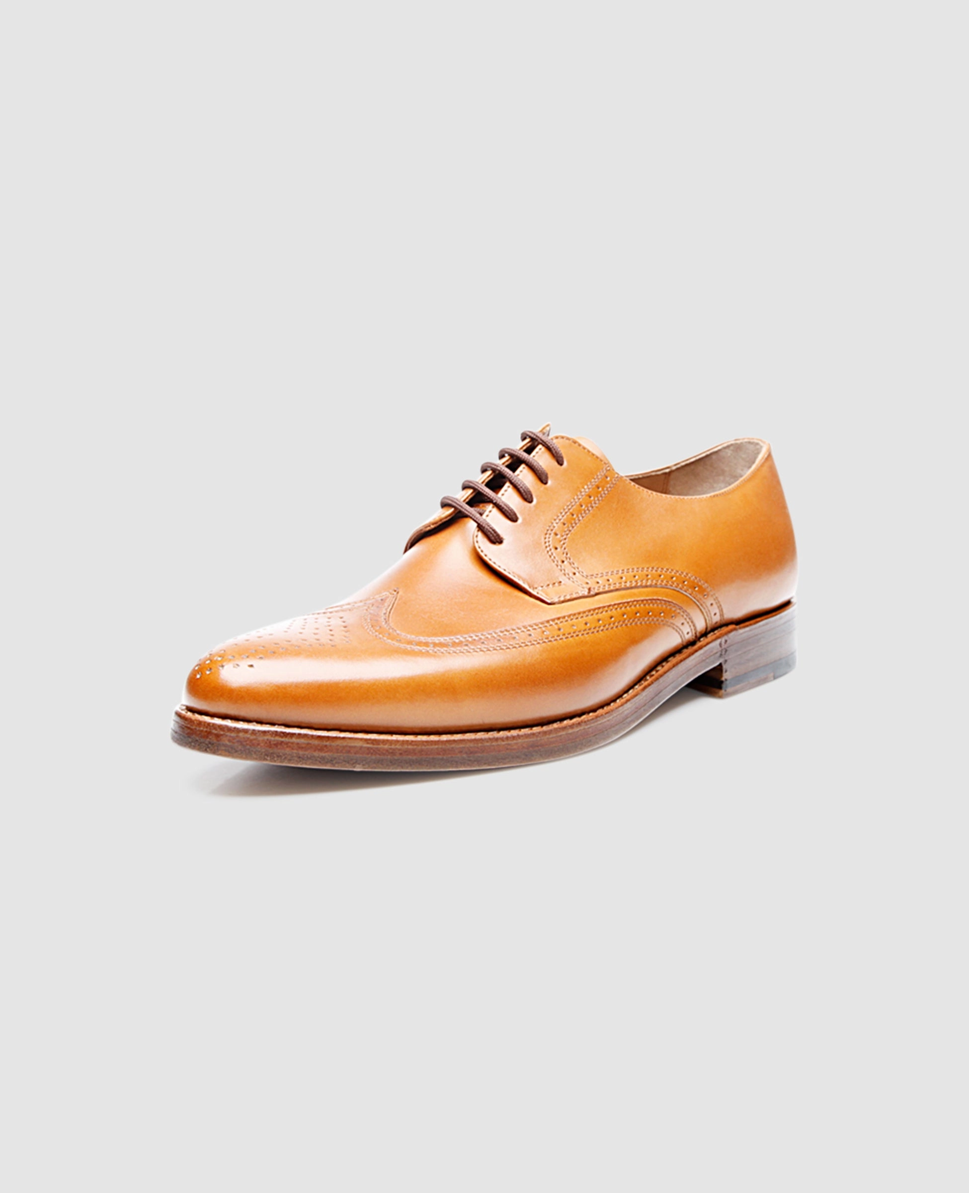 Derby Shoes Sale Milano Full-Brogue AC - Nut