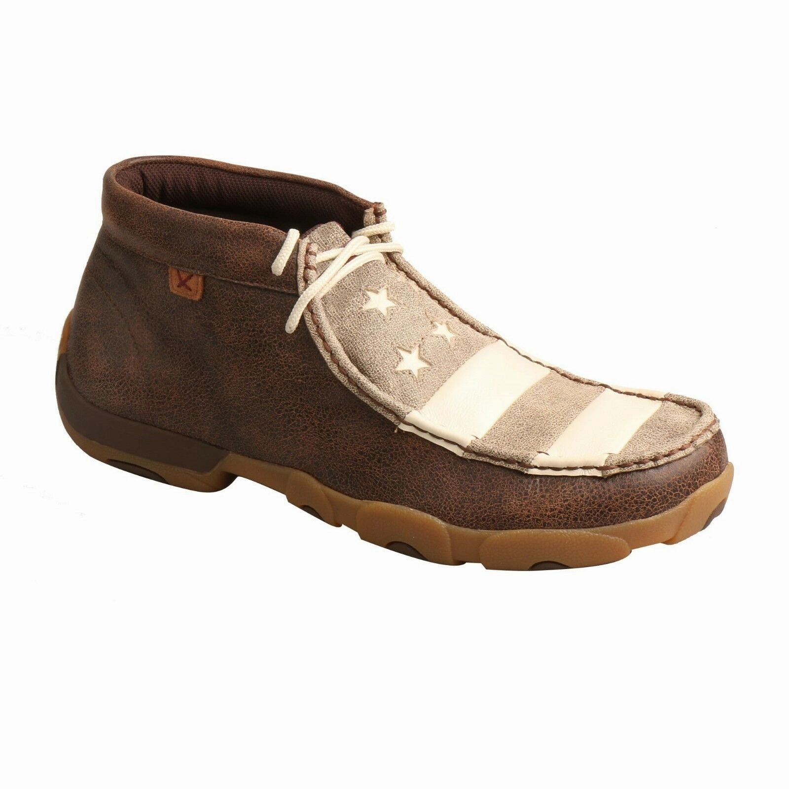 Twisted X Men's Stars & Stripes Driving Moc MDM0075 Soft Ride Boots
