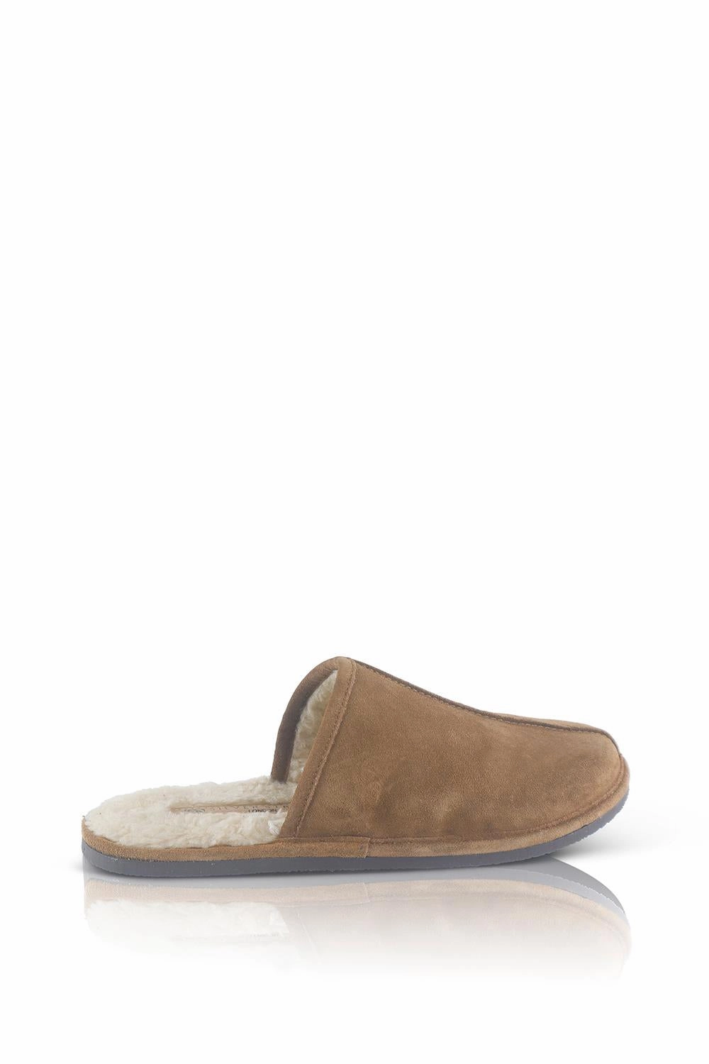 Smithfield Suede Leather Slippers - Tan Pillows Of Slippers