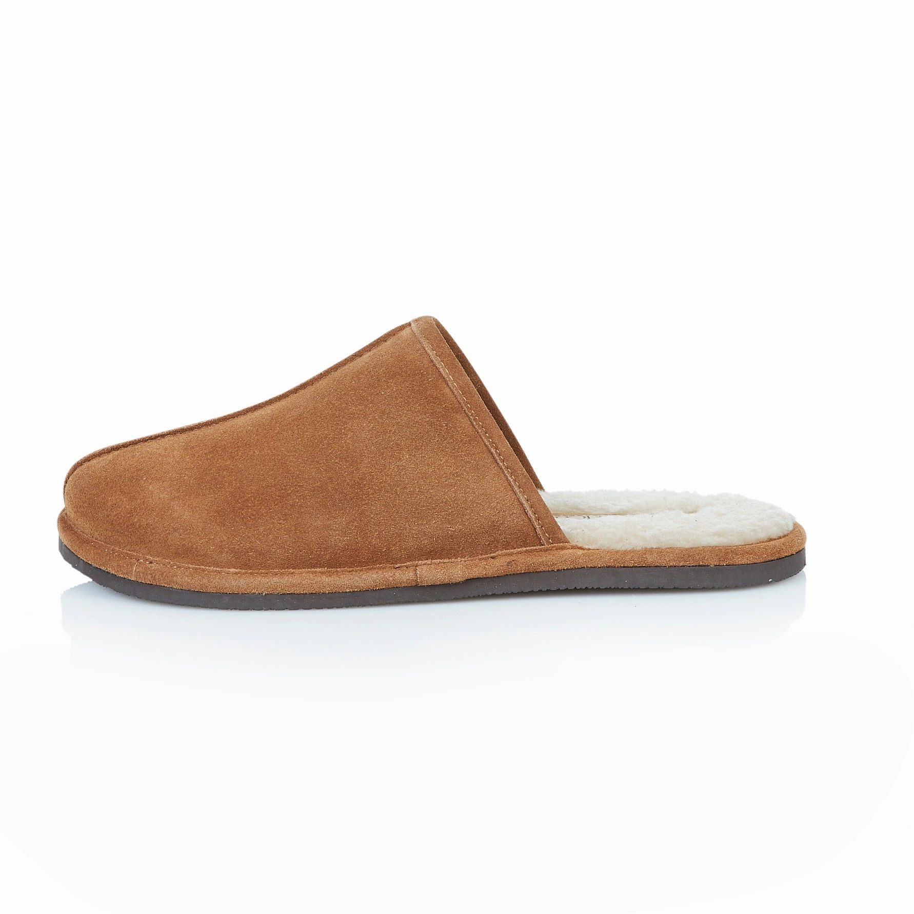 Smithfield Suede Leather Slippers - Tan Norsso Slides