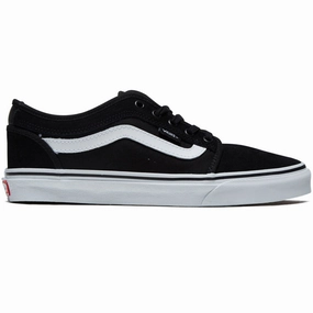 Skate Half Cab Shoes Vans Skate Chukka Low Sidestripe Shoes - Black/White