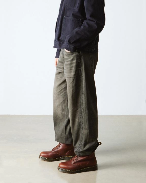 Dr. Martens 1460 Ambassador Leather Lace Up Boots Cashew - Mens Circus Ny Boots