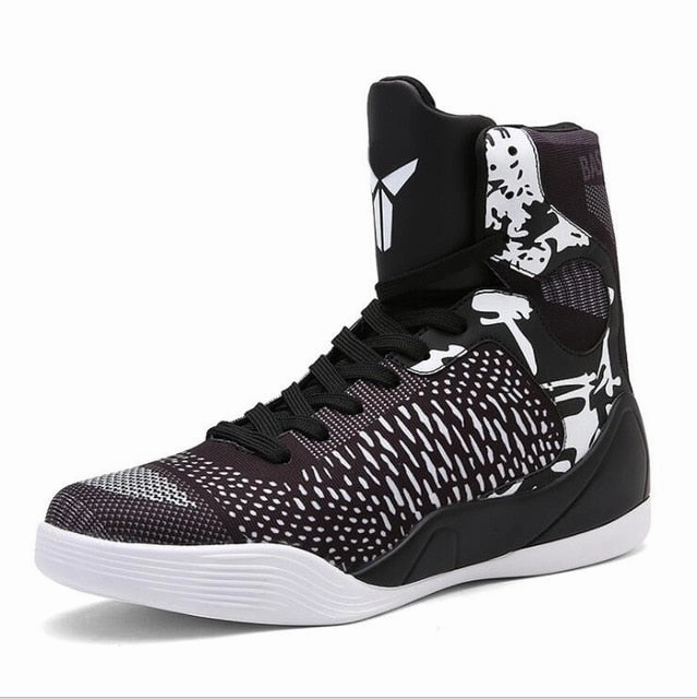Lace Up Closure Shoes Men Basketball Shoes Air Damping