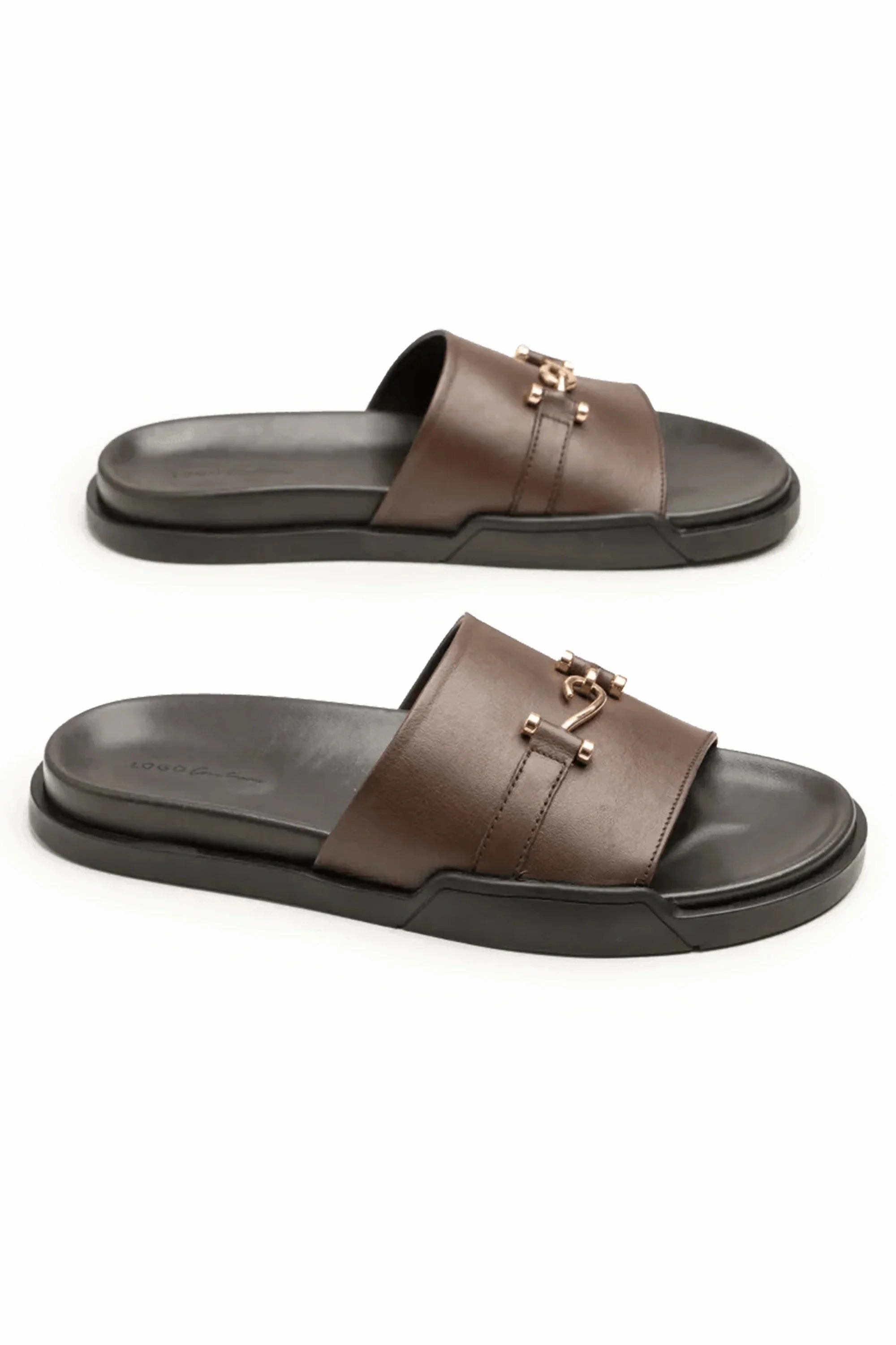 LOGO 7924 BRA Black Slip Ons