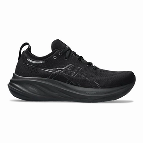 Men's Asics GEL-Nimbus 26, Black/Black, 7 D Medium Sport Shoes Asics Gel