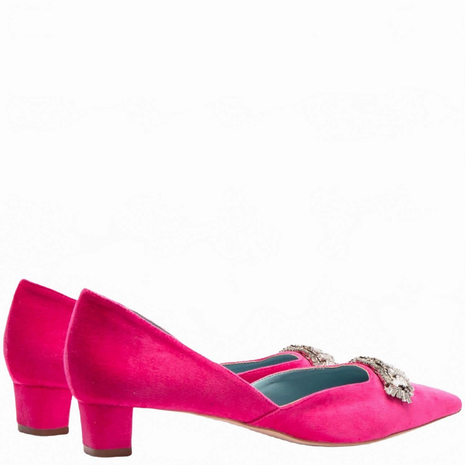 Women's Paula Mini Block Heel In Pink Dress Shoes For Suits