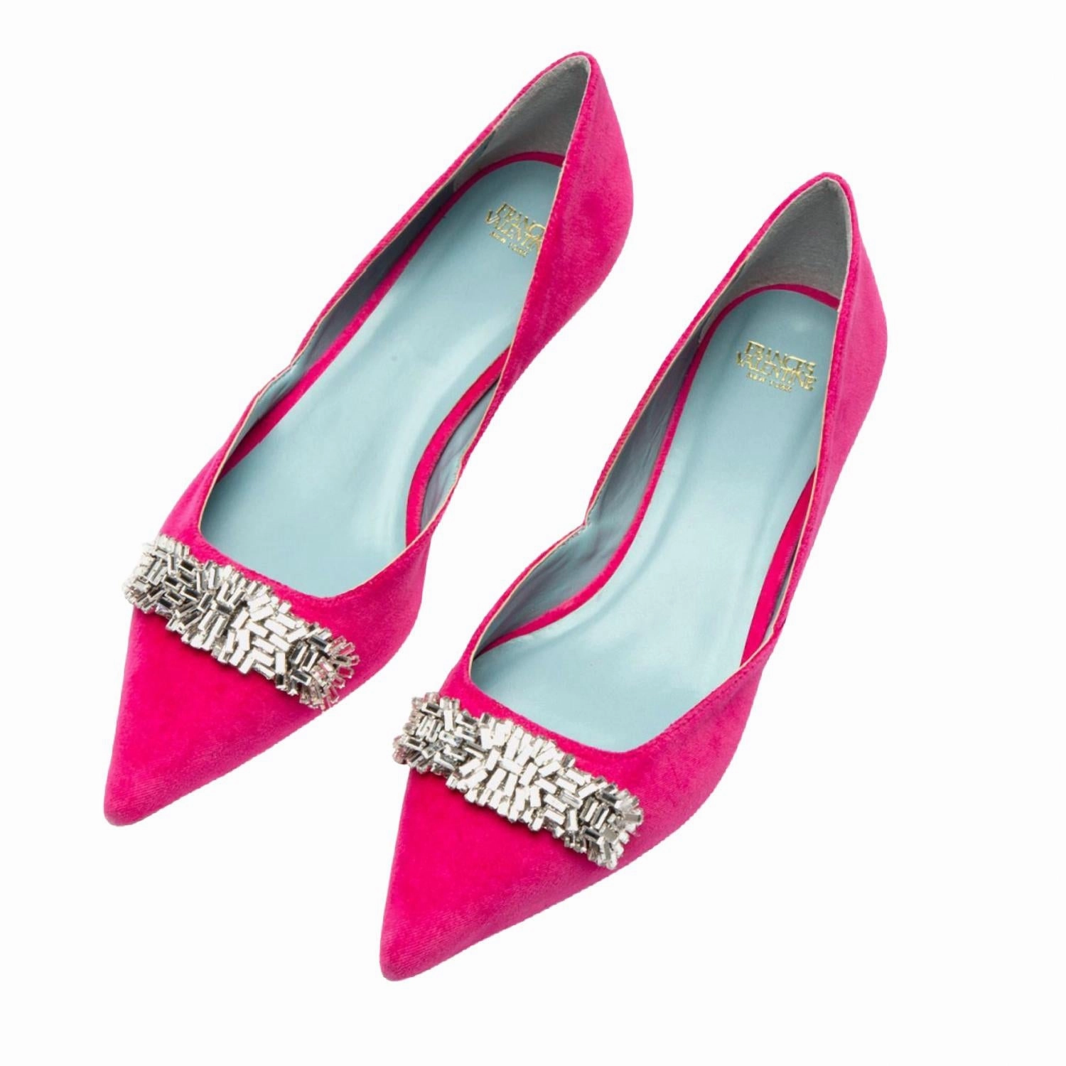 Dress Shoes White Sole Women's Paula Mini Block Heel In Pink