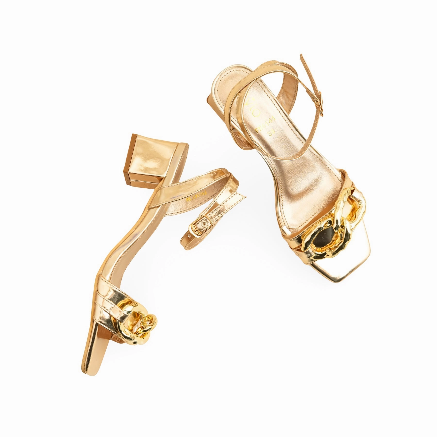 Golden Fancy Sandal FN6141