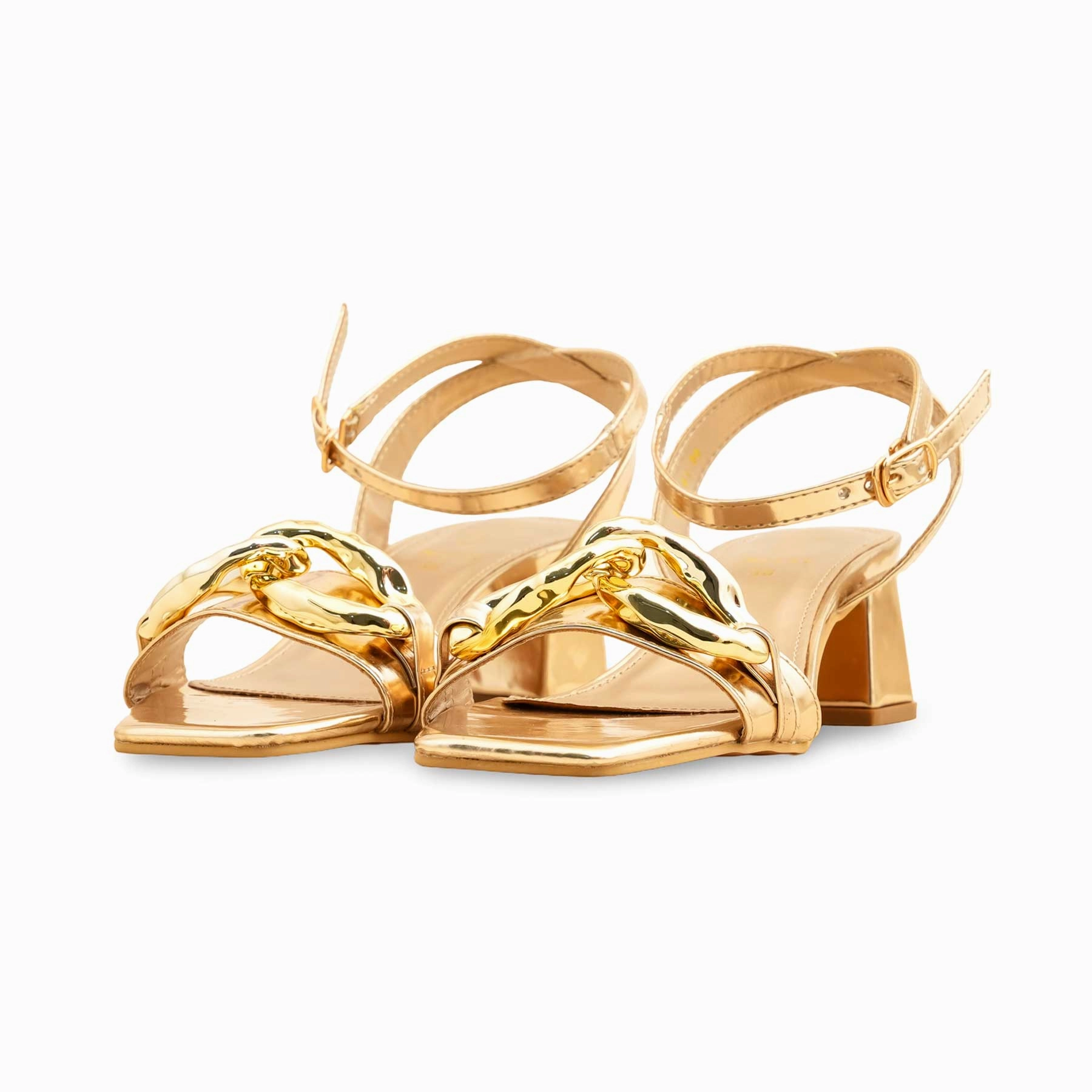Golden Fancy Sandal FN6141 Ferragamo Sandals