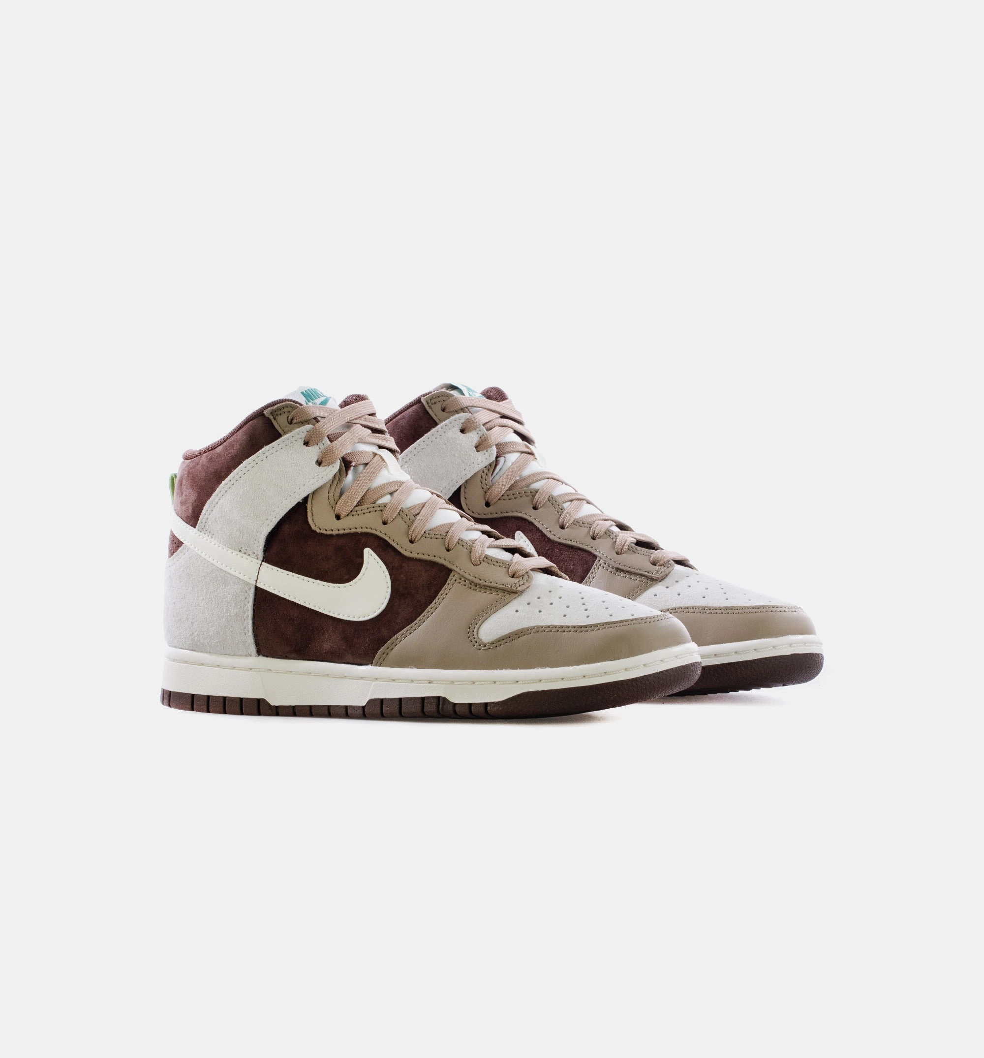Buckets Basketball Shoes Dunk High Light Chocolate Mens Lifestyle Shoe - Sail/Khaki/Light Chocolate Limit One Per Customer