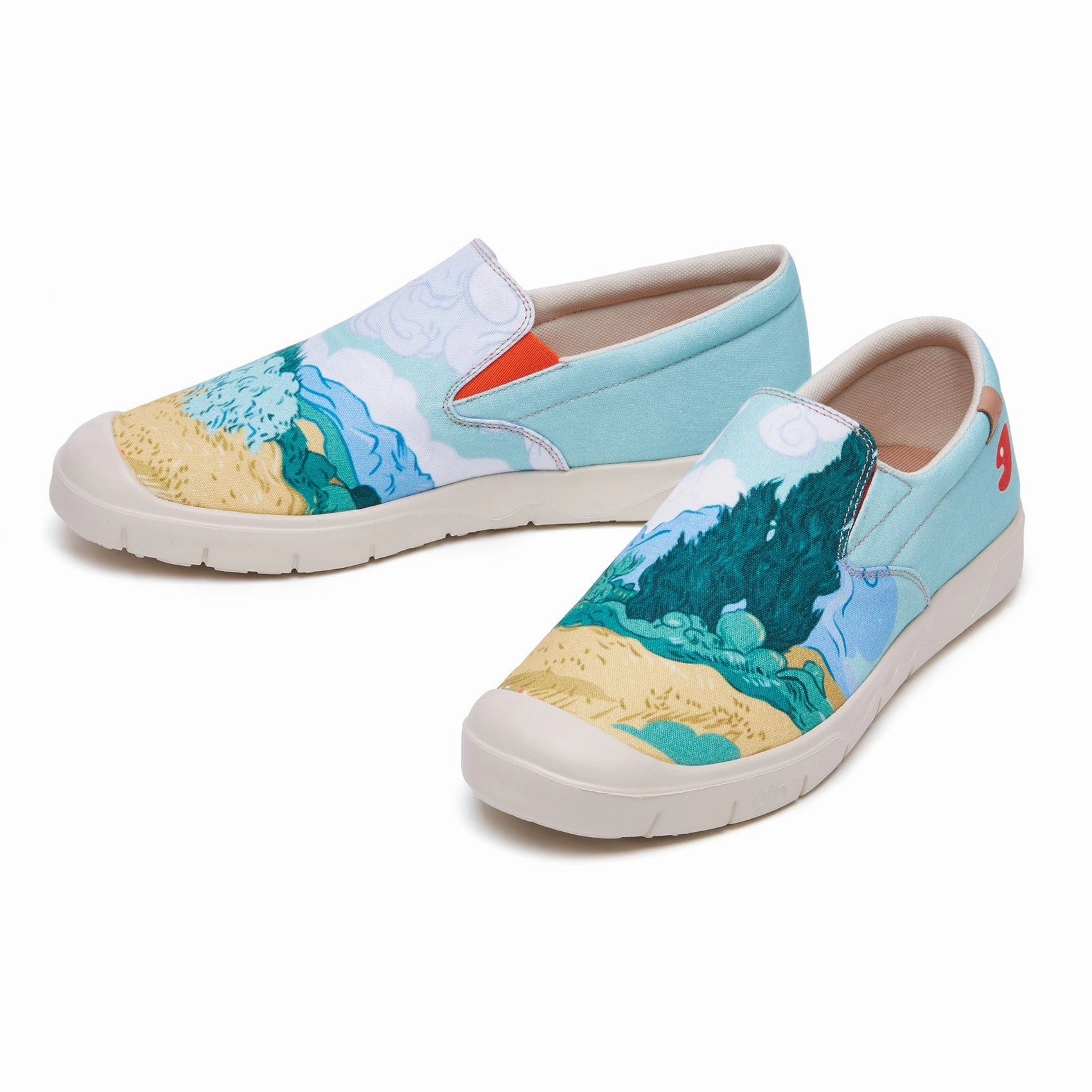 Van Gogh Wheatfield with Cypresses Cadiz Women Best Skate Shoes Of 2017